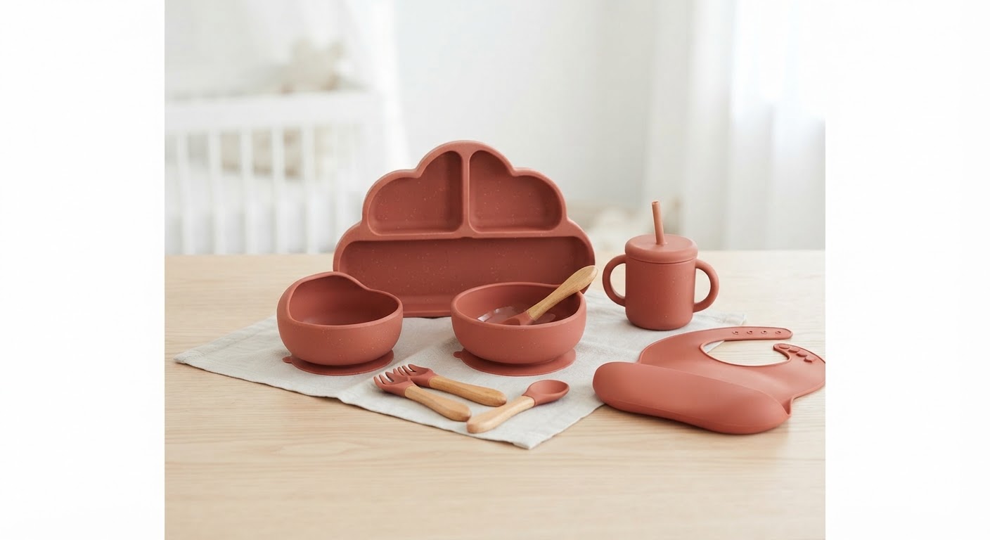 Bamboo Dinnerware Set — Feeding