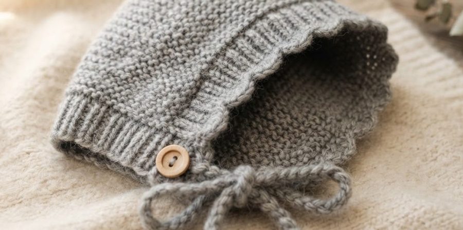 Hand-Knit Merino Bonnet — alternate view