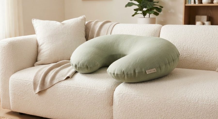 Nursing Pillow — Sage — alternate view