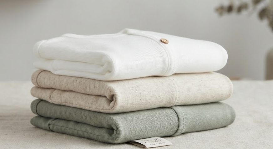 Organic Cotton Sleepsuit 3-Pack — detail view