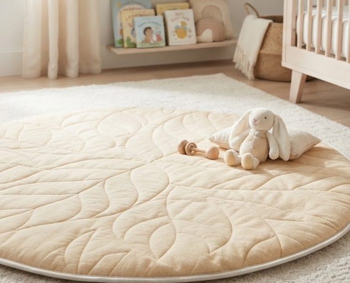 Organic Quilted Playmat — alternate view